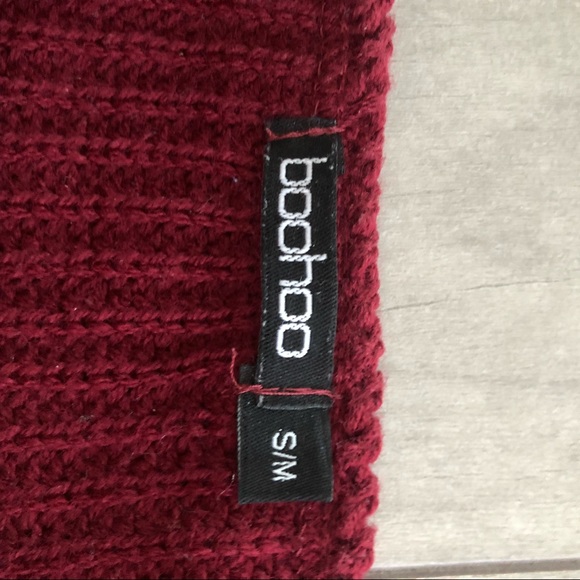 boohoo boat neck cropped knit sweater - Picture 4 of 5
